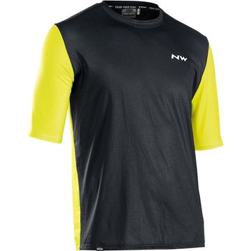 Picture of NORTHWAVE - XTRAIL MAN JERSEY SS BLACK/LIME